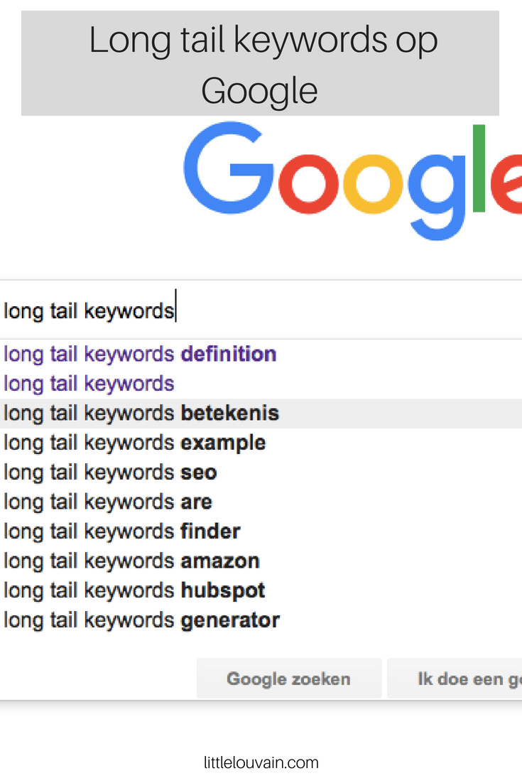 De Kracht Van Long Tail Zoekwoorden Voor Seo Little Louvain